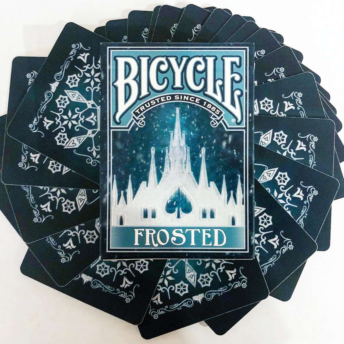 PlayingCardDecks.com-Frosted Bicycle Playing Cards