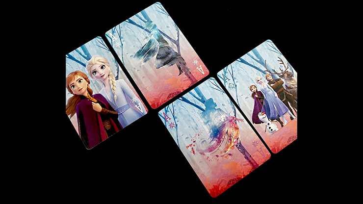 PlayingCardDecks.com-Frozen 2 v1 Tapered Playing Cards JLCC