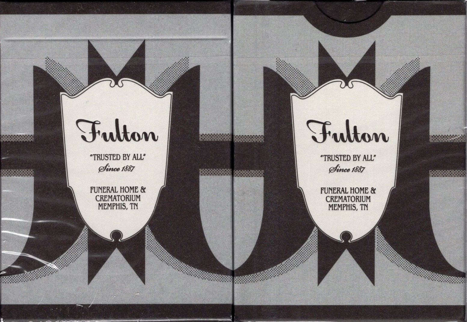 Fulton S Funeral Home Playing Cards Uspcc