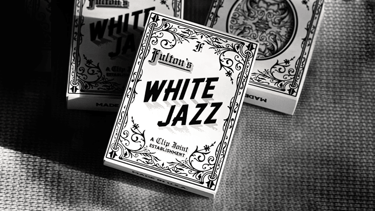 PlayingCardDecks.com-Fulton's White Jazz Playing Cards USPCC