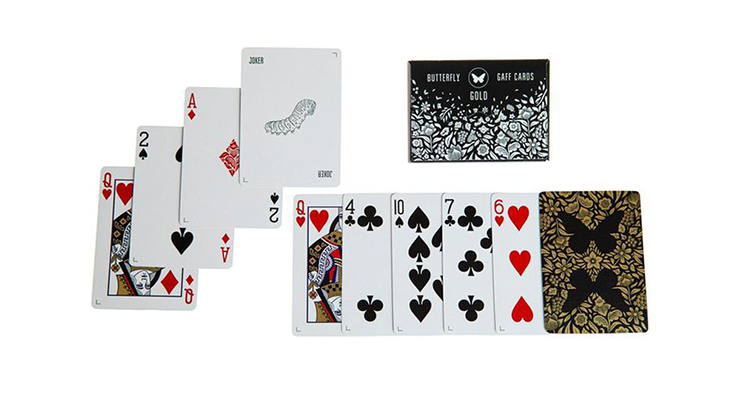 PlayingCardDecks.com-Gaff Cards Pack for Butterfly Playing Cards Cartamundi