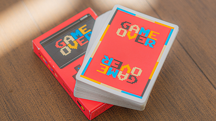 PlayingCardDecks.com-Game Over v2 Red Playing Cards USPCC