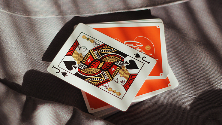 PlayingCardDecks.com-Gemini Casino 1975 Orange Playing Cards USPCC