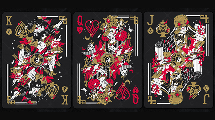 PlayingCardDecks.com-Geung Si Midnight Deluxe Playing Cards USPCC