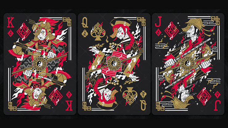 PlayingCardDecks.com-Geung Si Midnight Deluxe Playing Cards USPCC