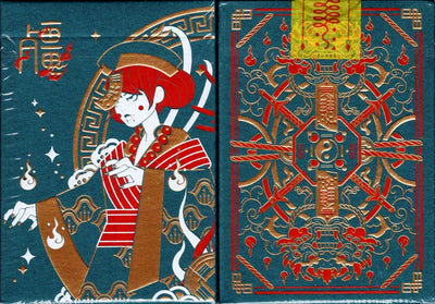 PlayingCardDecks.com-Geung Si Twilight Deluxe Playing Cards USPCC