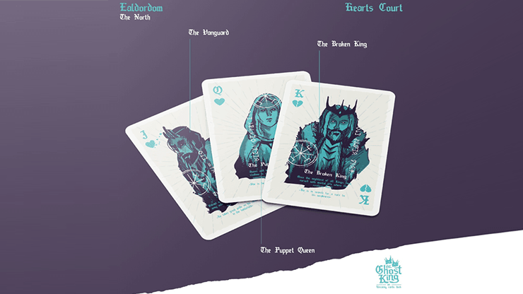 PlayingCardDecks.com-Ghost King Playing Cards USPCC