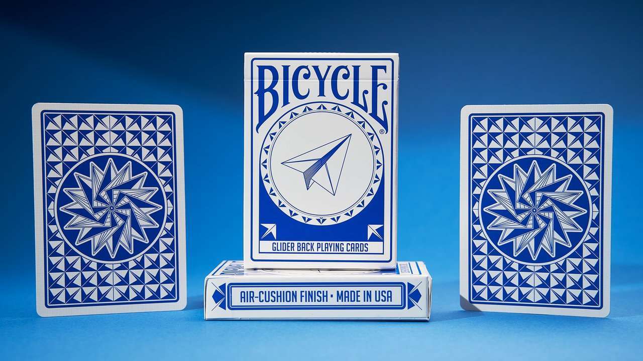 PlayingCardDecks.com-Glider Back Marked Gilded Bicycle Playing Cards