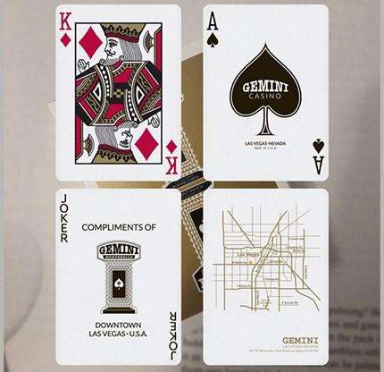 PlayingCardDecks.com-Gemini Casino Gold Playing Cards USPCC