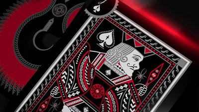 PlayingCardDecks.com-Grandmasters Black Widow Spider Playing Cards USPCC