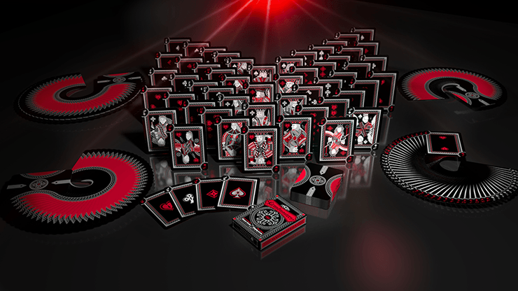 PlayingCardDecks.com-Grandmasters Black Widow Spider Playing Cards USPCC