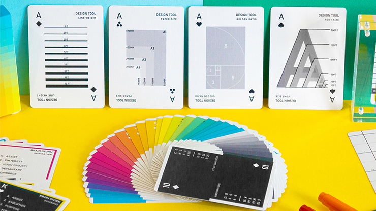 PlayingCardDecks.com-Graphic Design Cheat Sheet Playing Cards Cartamundi