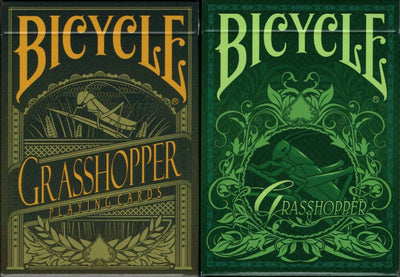 PlayingCardDecks.com-Grasshopper Bicycle Playing Cards: 2 Deck Set