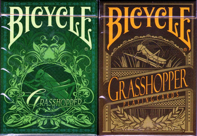 PlayingCardDecks.com-Grasshopper Gilded Bicycle Playing Cards: 2 Deck Set