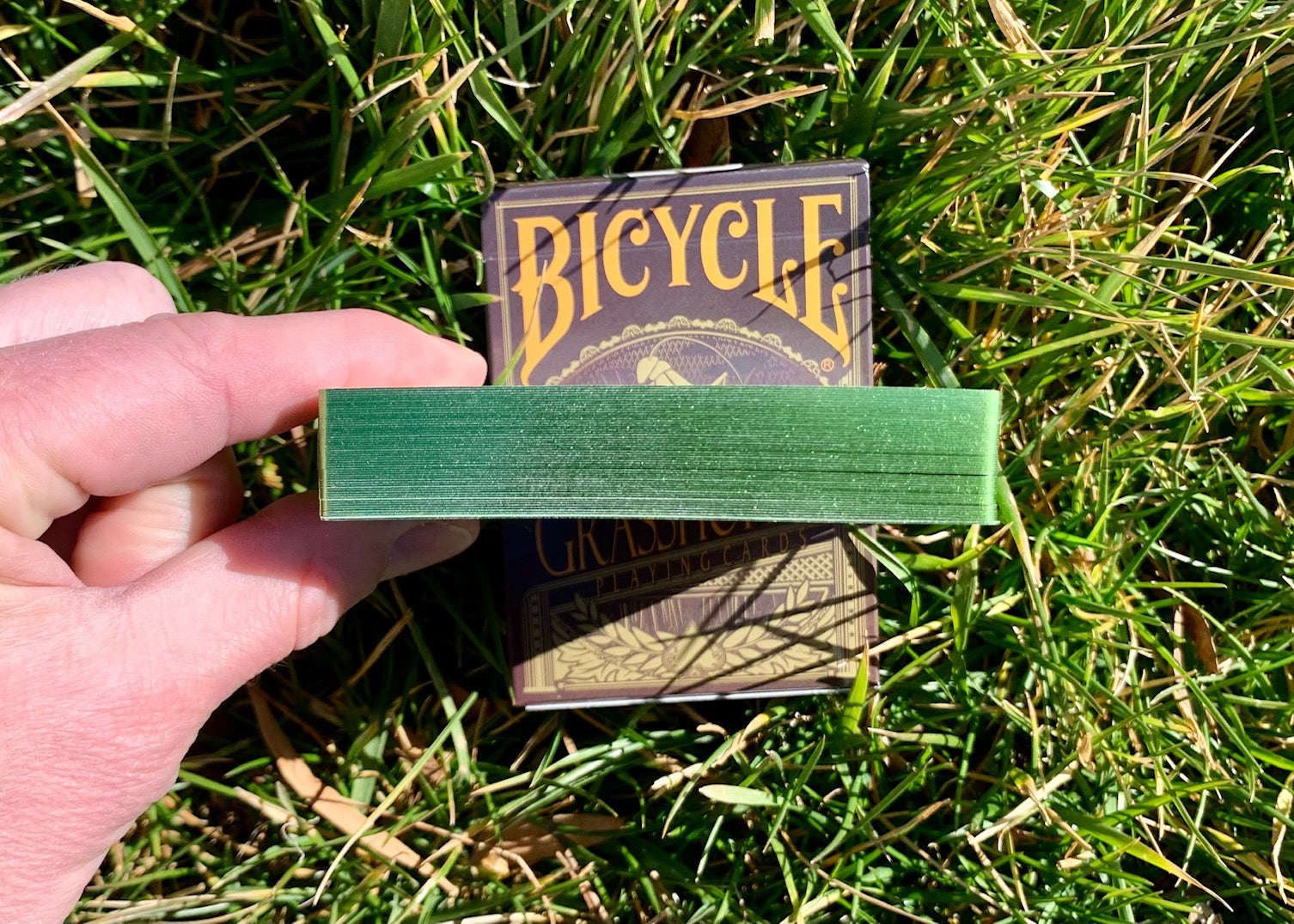 PlayingCardDecks.com-Grasshopper Gilded Bicycle Playing Cards
