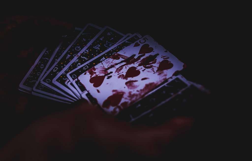 PlayingCardDecks.com-Halloween Fear Playing Cards (No Tuck Seal) USPCC