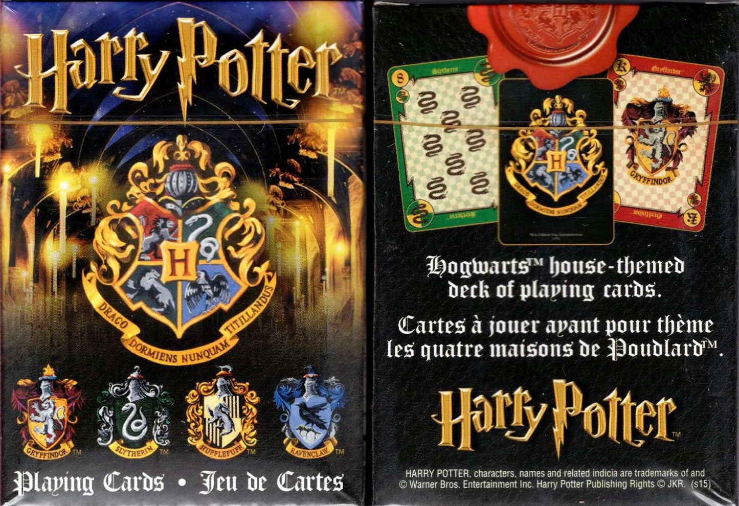 PlayingCardDecks.com-Harry Potter Crests Playing Cards Aquarius