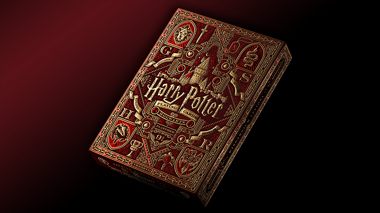 PlayingCardDecks.com-Harry Potter Gryffindor Red Playing Cards USPCC