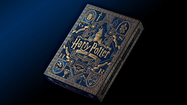 PlayingCardDecks.com-Harry Potter Ravenclaw Blue Playing Cards USPCC