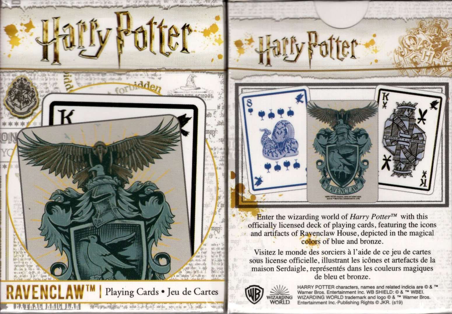PlayingCardDecks.com-Harry Potter Ravenclaw Playing Cards Aquarius