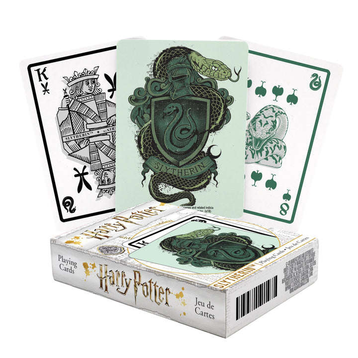 PlayingCardDecks.com-Harry Potter Slytherin Playing Cards Aquarius
