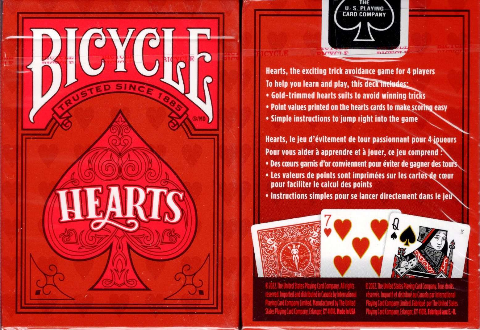 Hearts Bicycle Playing Cards Valentine s Gift Idea Under 10 Hearts Bicycle Playing Cards Valentine s Gift Idea Under 10