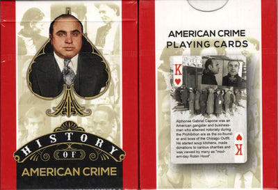 PlayingCardDecks.com-History of American Crime Playing Cards WJPC