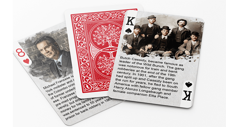 PlayingCardDecks.com-History of American Crime Playing Cards WJPC