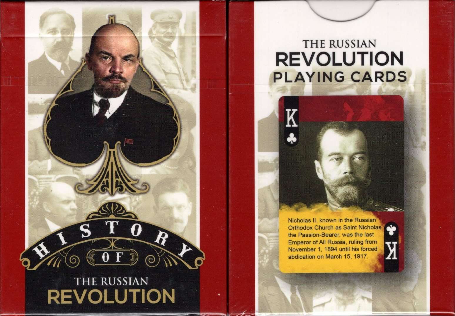 PlayingCardDecks.com-History Of Russian Revolution Playing Cards WJPC