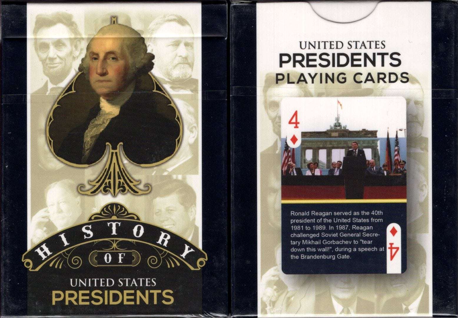 PlayingCardDecks.com-History Of United States Presidents Playing Cards WJPC