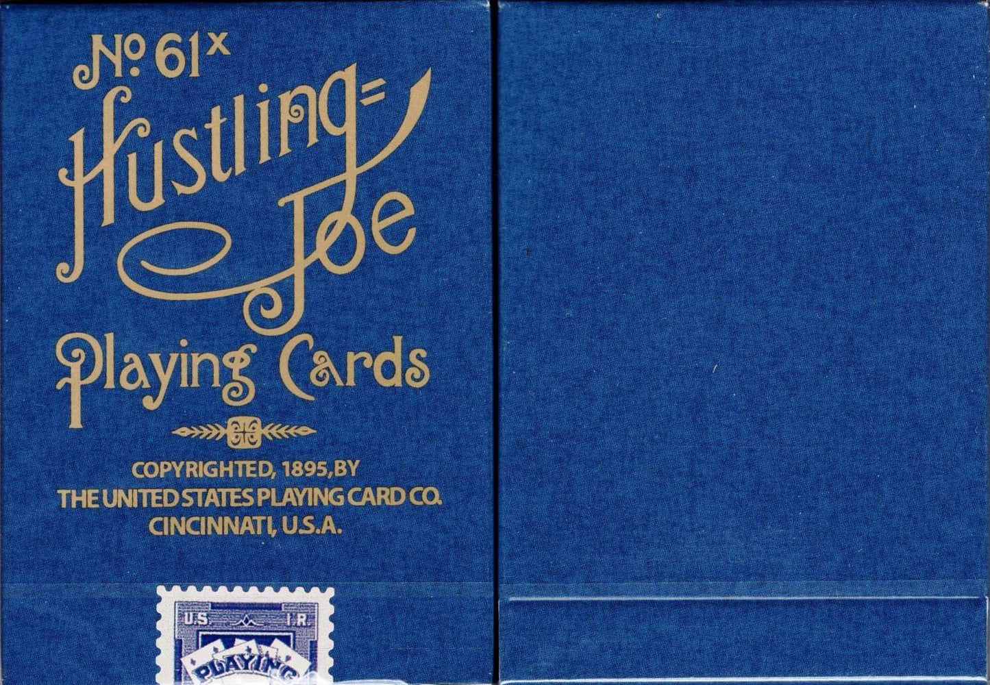 PlayingCardDecks.com-Hustling Joe Reproduction Gilded Playing Cards USPCC: Gnome Back (Blue)