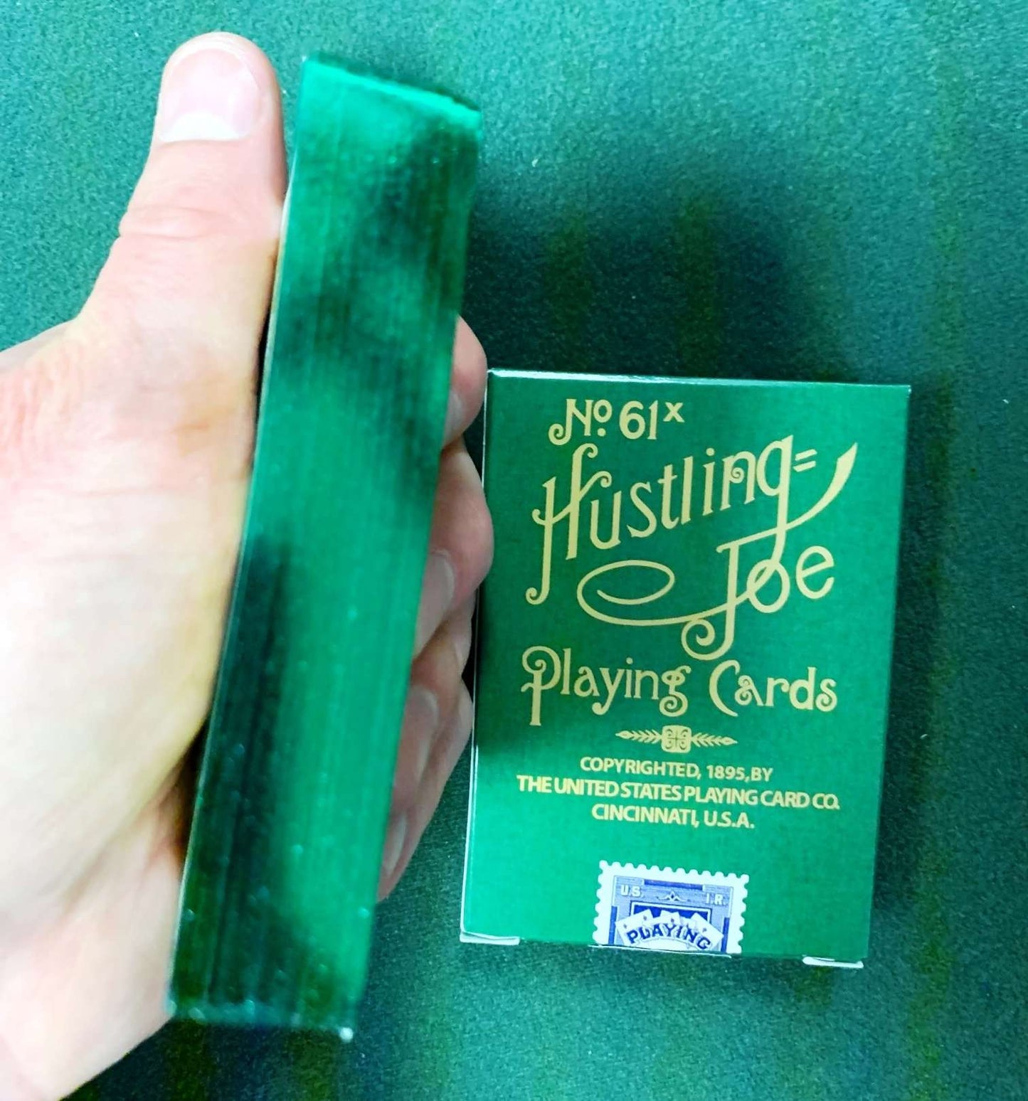 PlayingCardDecks.com-Hustling Joe Reproduction Gilded Playing Cards USPCC