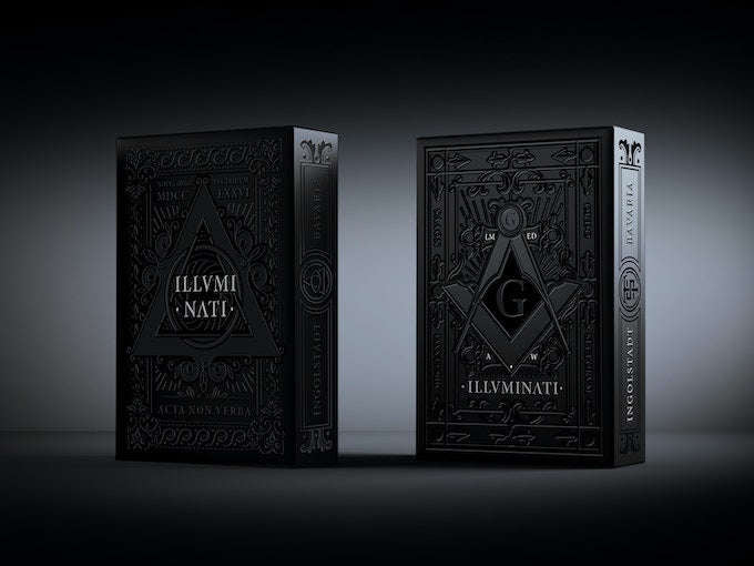 PlayingCardDecks.com-Illuminati Playing Cards 2 Deck Set NPCC