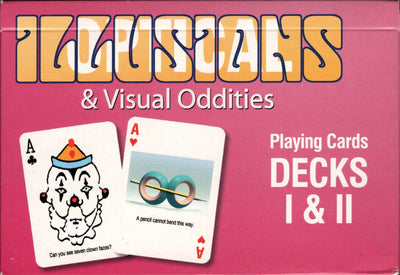 PlayingCardDecks.com-Illusions & Visual Oddities Playing Cards 2 Deck Set USGS