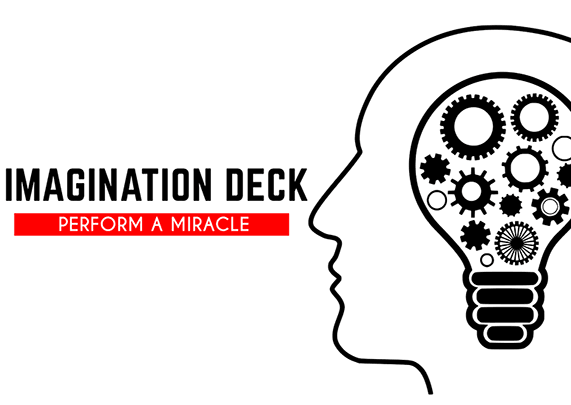 PlayingCardDecks.com-Imagination Deck in Red Bicycle