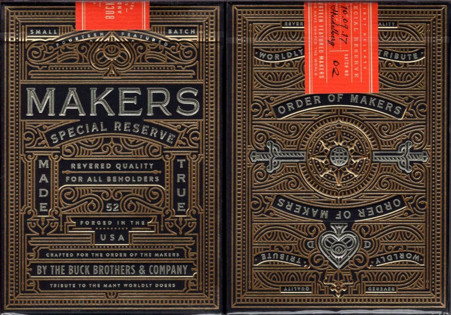 MAKERS Blacksmith Playing Cards USPCC