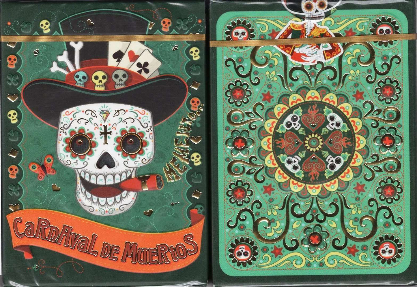 PlayingCardDecks.com-Carnaval De Muertos Playing Cards NPCC - Alheli & Marigold: Alheli