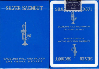 PlayingCardDecks.com-Silver Sackbut v2 Playing Cards USPCC: Cyan