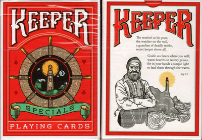 PlayingCardDecks.com-Keeper Double Back Gaff Playing Cards Cartamundi