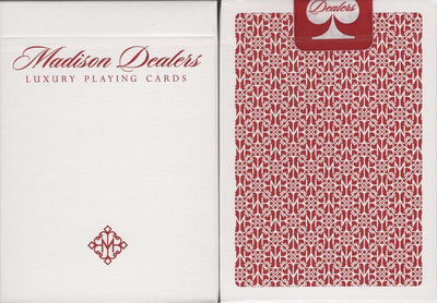 PlayingCardDecks.com-Madison Dealers Red Playing Cards USPCC ellusionist
