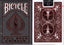 PlayingCardDecks.com-Foil Back v2 Bicycle Playing Cards: Crimson