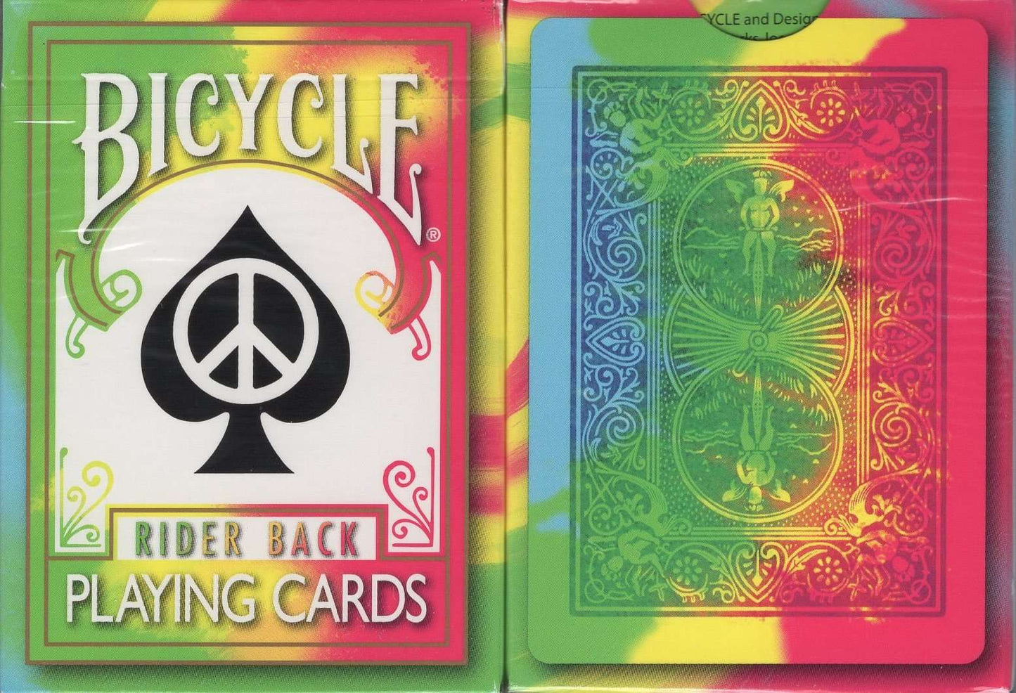 PlayingCardDecks.com-Tie Dye Bicycle Playing Cards