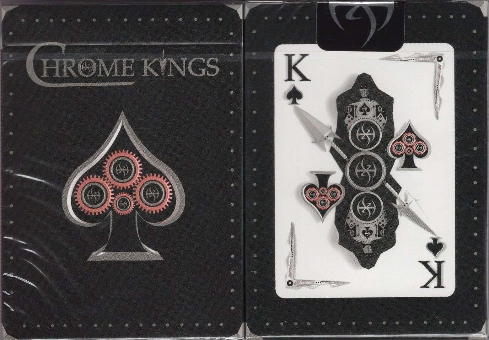 PlayingCardDecks.com-Chrome Kings Players Edition Playing Cards USPCC