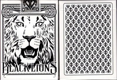 PlayingCardDecks.com-Black Lions Seconds Playing Cards USPCC