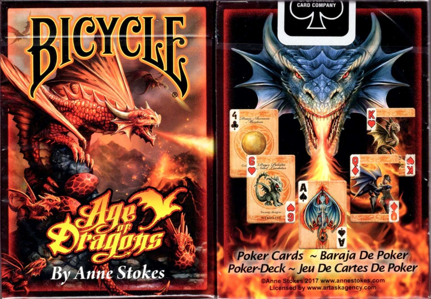 PlayingCardDecks.com-Age of Dragons Bicycle Playing Cards