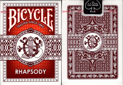 PlayingCardDecks.com-Rhapsody Red Bicycle Playing Cards
