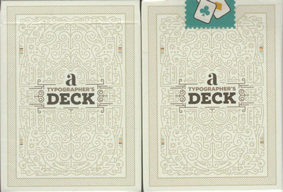 PlayingCardDecks.com-a Typographer's Deck Playing Cards USPCC