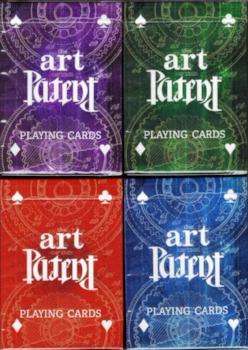 PlayingCardDecks.com-Art of the Patent Playing Cards USPCC: 4 Deck Set