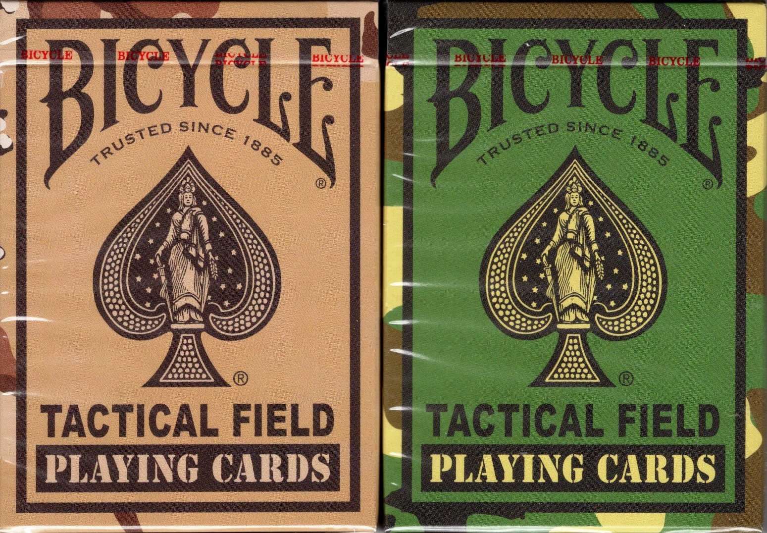 PlayingCardDecks.com-Tactical Field v2 Bicycle Playing Cards: 2 Deck Set