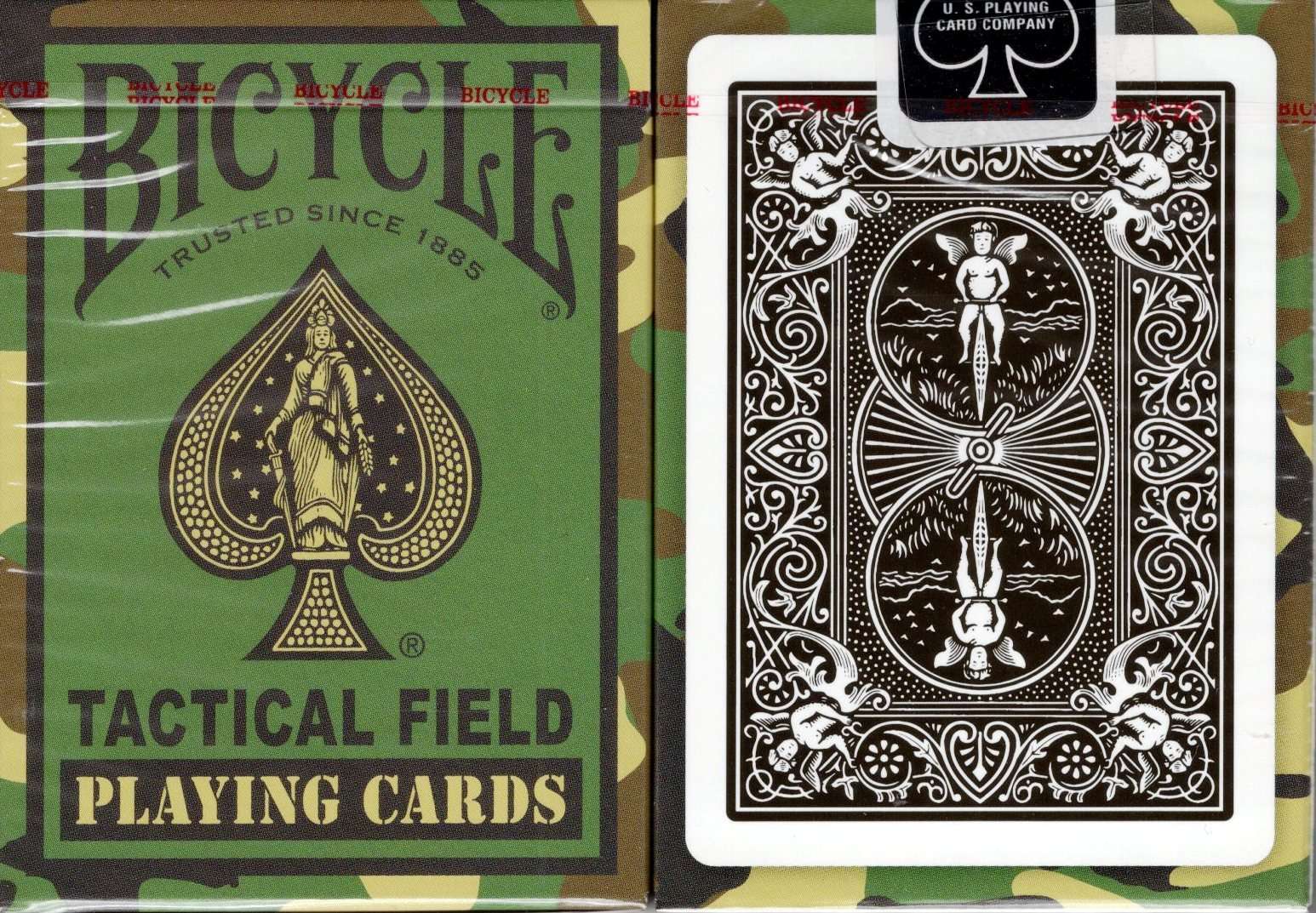 PlayingCardDecks.com-Tactical Field v2 Bicycle Playing Cards: Jungle Green